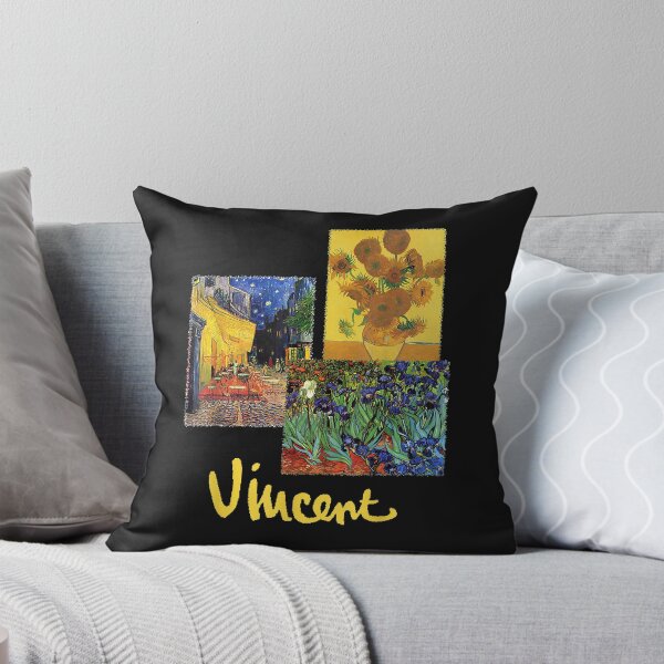 Item preview, Night Cafe, 15 Sunflowers and Irises by Vincent van Gogh T-Shirt designed and sold by JedFunk.