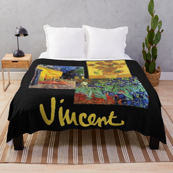 Item preview, Night Cafe, 15 Sunflowers and Irises by Vincent van Gogh T-Shirt designed and sold by JedFunk.