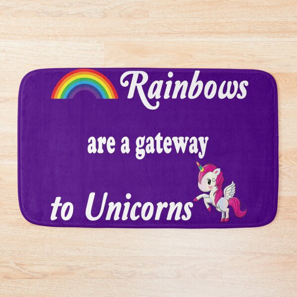 Item preview, Rainbows are a Gateway to Unicorns designed and sold by Cleverish.