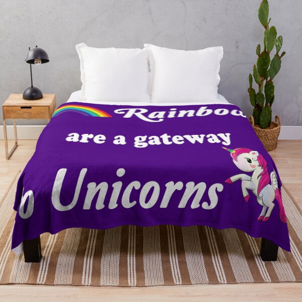 Item preview, Rainbows are a Gateway to Unicorns designed and sold by Cleverish.