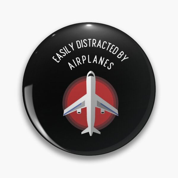 Aperçu de l'œuvre Facilement distrait par les avions créée et vendue par Pro-castinator.