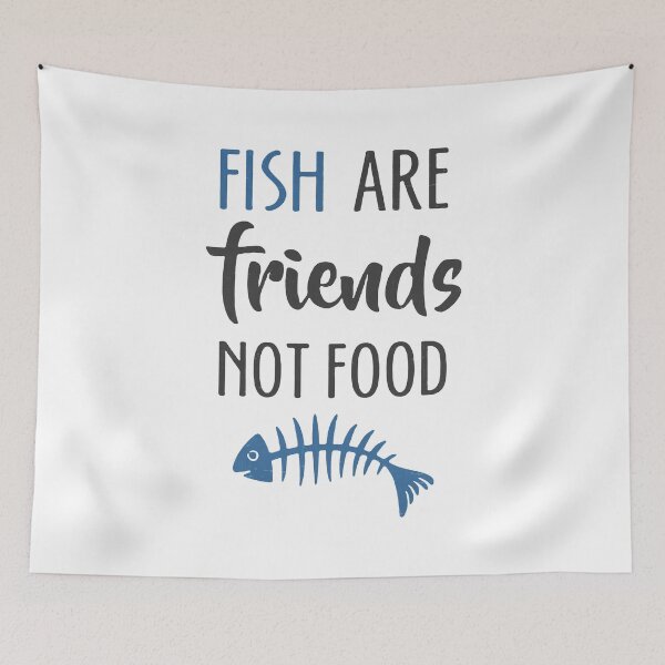 Item preview, Fish Are Friends Not Food designed and sold by VantageBrain.