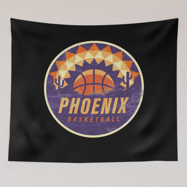 Item preview, Distressed Phoenix Basketball Sunrise Fan Gift designed and sold by PhoenixSunsBall.
