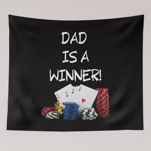 Item preview, Poker Dad Is A Winner designed and sold by SloganExpress.