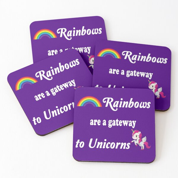 Item preview, Rainbows are a Gateway to Unicorns designed and sold by Cleverish.