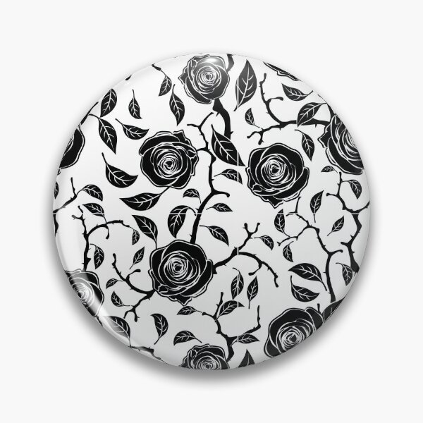 Item preview, Black Rose Pattern, Black Rose Seamless Pattern, Black Rose Pattern Design   designed and sold by graphic-genie.
