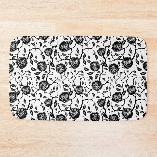 Item preview, Black Rose Pattern, Black Rose Seamless Pattern, Black Rose Pattern Design   designed and sold by graphic-genie.