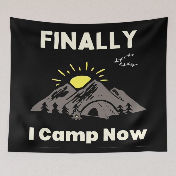 Item preview,  Apparently I Camp Now - Hiking And Camping Lovers designed and sold by chetan786.
