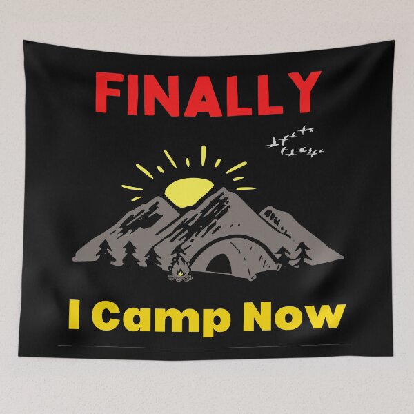 Item preview, Apparently I Camp Now - Hiking And Camping Lovers designed and sold by chetan786.