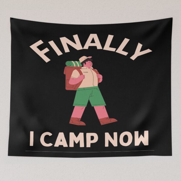 Item preview, Apparently I Camp Now - Hiking And Camping Lovers designed and sold by chetan786.
