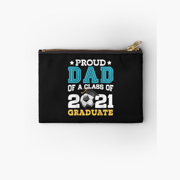 Item preview, Proud Dad Of A Class Of 2021 Graduate Senior Soccer Boy T-Shirt designed and sold by JedFunk.