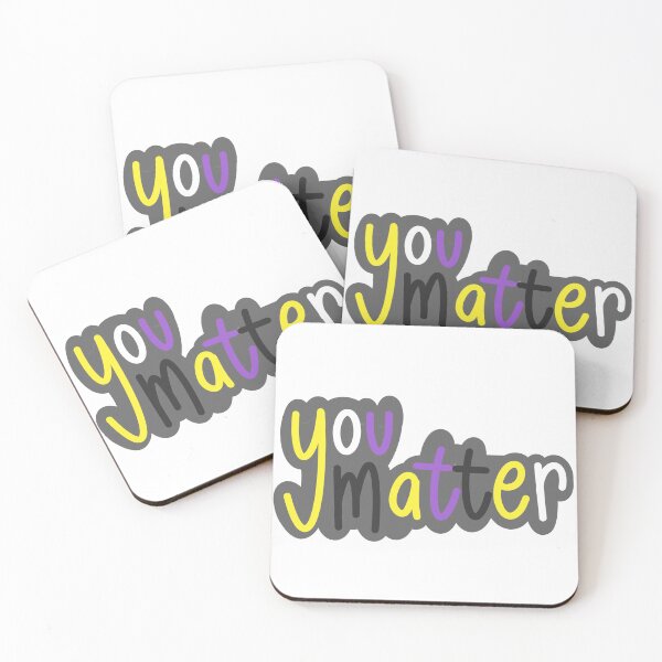 Item preview, YOU MATTER - NONBINARY PRIDE  designed and sold by cierracheyanne.