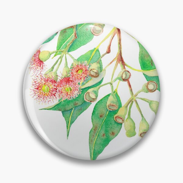 Item preview, Red flowering gum watercolour designed and sold by Zoya Makarova.