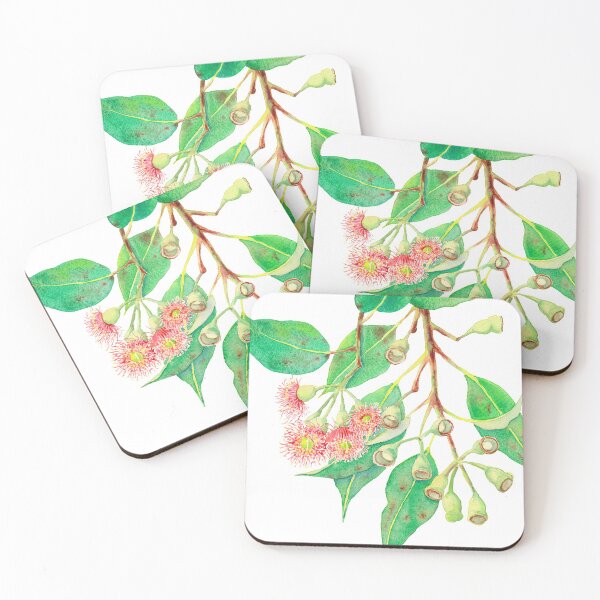 Item preview, Red flowering gum watercolour designed and sold by Zoya Makarova.