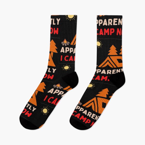 Item preview, Apparently I Camp Now - Hiking And Camping Lovers designed and sold by chetan786.
