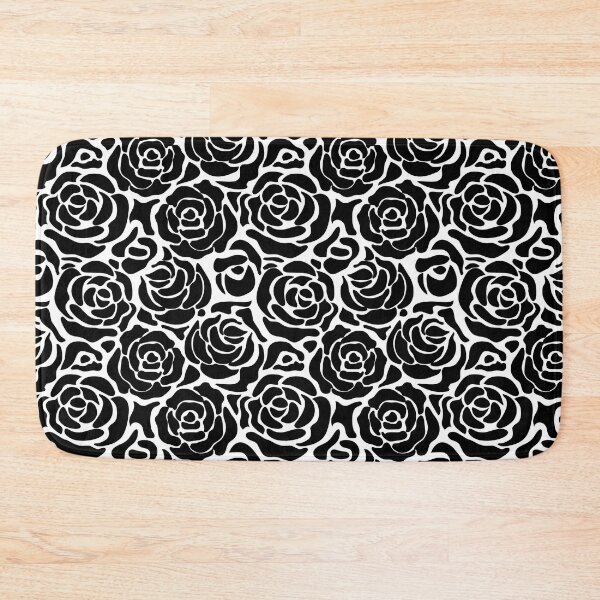 Item preview, Retro Floral Black Rose Pattern, Black Rose Seamless Pattern, Black Rose Pattern Design   designed and sold by graphic-genie.