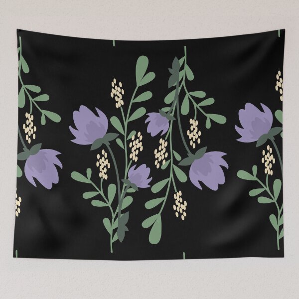 Item preview, Purple Flower Pattern designed and sold by jaekindacray.