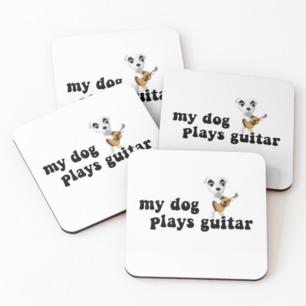 Item preview, Dog play guitar - cute sleeping chibi dog sticker designed and sold by Zubiaxoo.