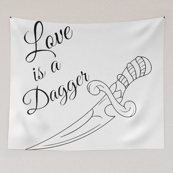 Item preview, Love is a DAGGER designed and sold by artesiaKT.
