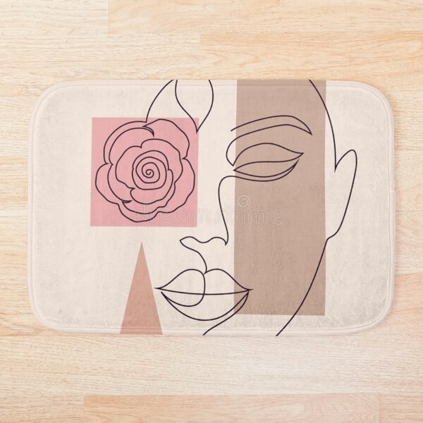 Aperçu de l'œuvre Femme abstraite dans la nature créée et vendue par LineSimplicity.