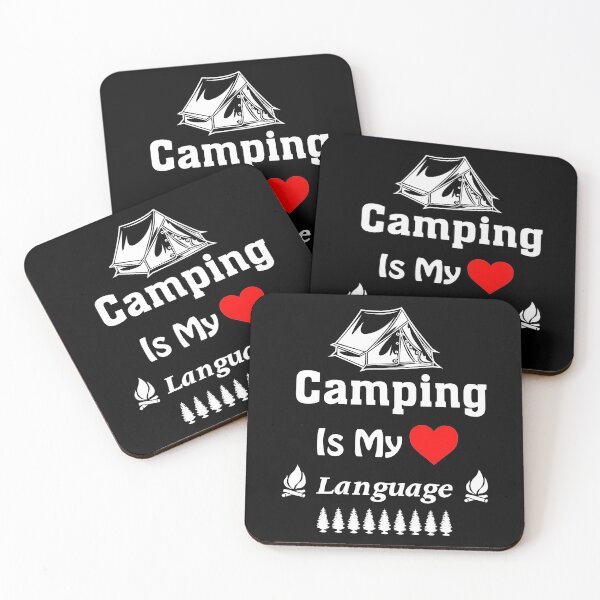 Item preview, Camping Is My Language - White designed and sold by Leoster.