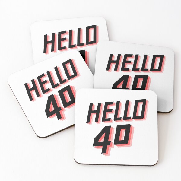 Item preview, Hello Forty Shirt designed and sold by Bold Habit Co..