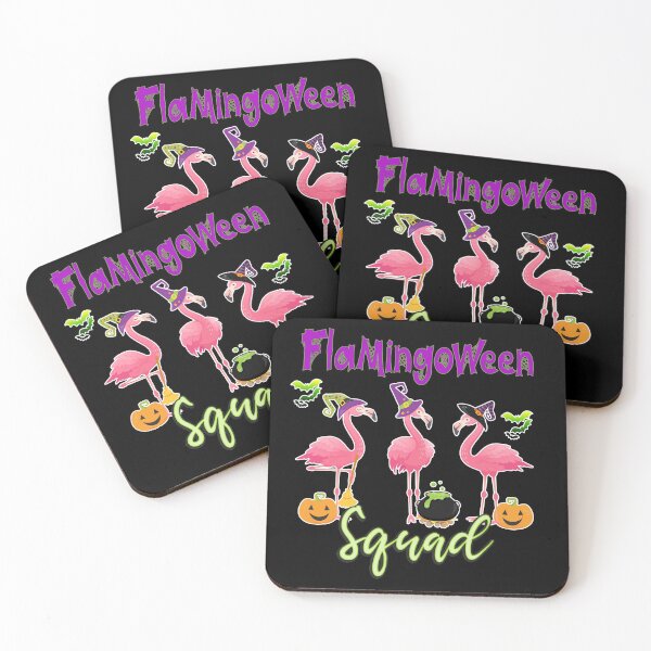 Item preview, Flamingoween Squad Funny Halloween Flamingo Lovers designed and sold by Nzgiftsandmore.