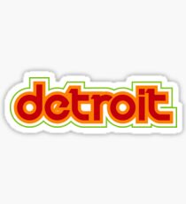 Pegatina Detroit Retro Style I