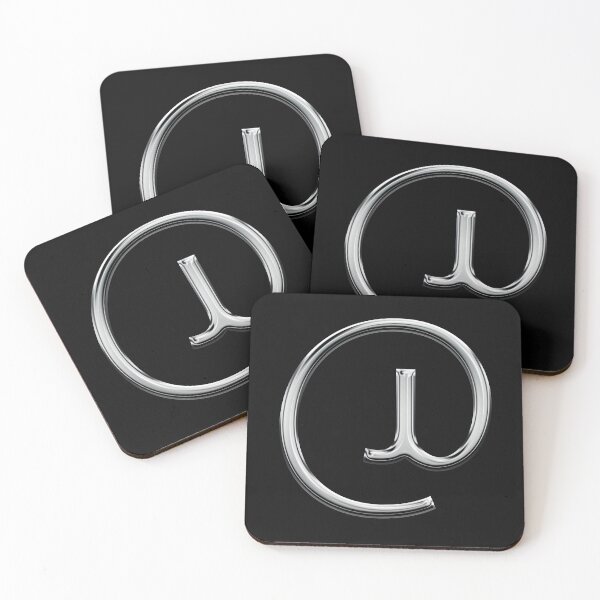 Item preview, Capital J in an @ sign designed and sold by Logo-stick.