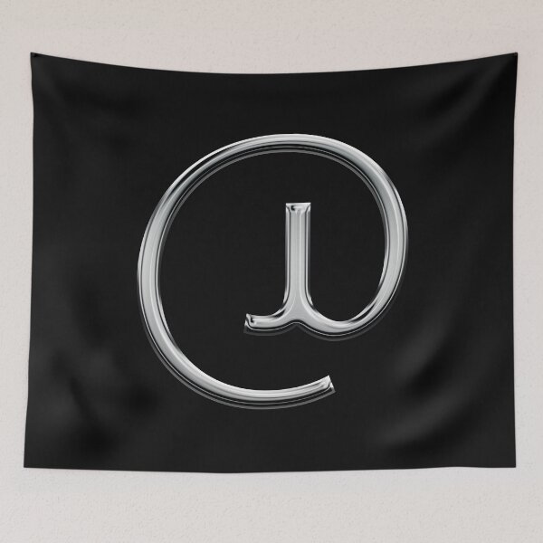 Item preview, Capital J in an @ sign designed and sold by Logo-stick.