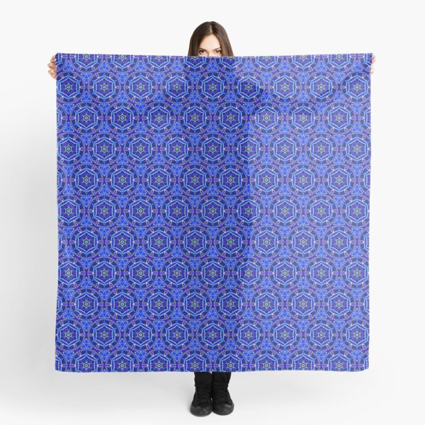 Item preview, Electric Blue Kaleidoscopic Pattern  designed and sold by Amanda1775.
