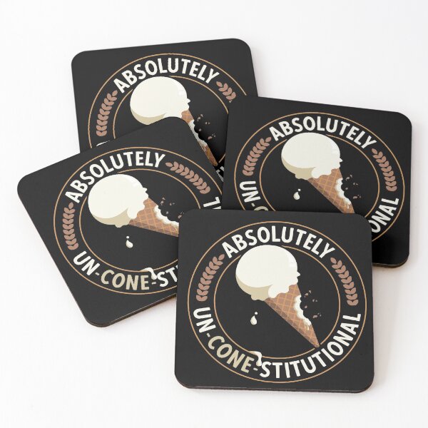 Item preview, Ice Cream Puns | Absolutely Unconestitutional | Absolutely Unconstitutional | Funny Ice Cream Quotes designed and sold by DrawingBoard.