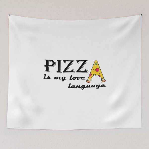 Item preview, Pizza is my love language designed and sold by DukeSTaurus.