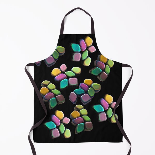 Item preview, Titanium hematite crystals black background designed and sold by Miss Sparkle.