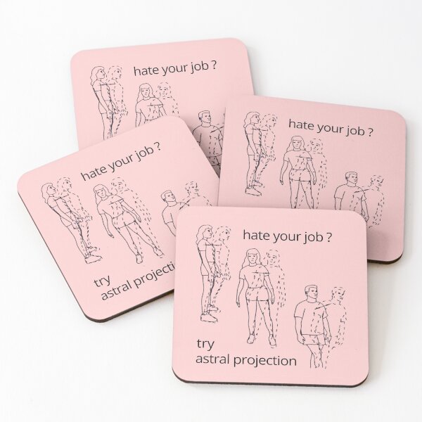 Item preview, hate your job meme -  try astral projection designed and sold by mooneko.