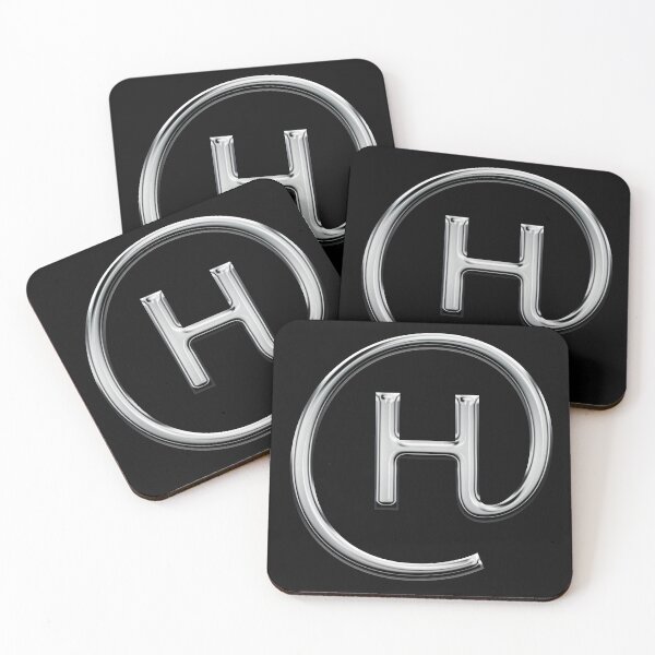 Item preview, Capital H in an @ sign designed and sold by Logo-stick.