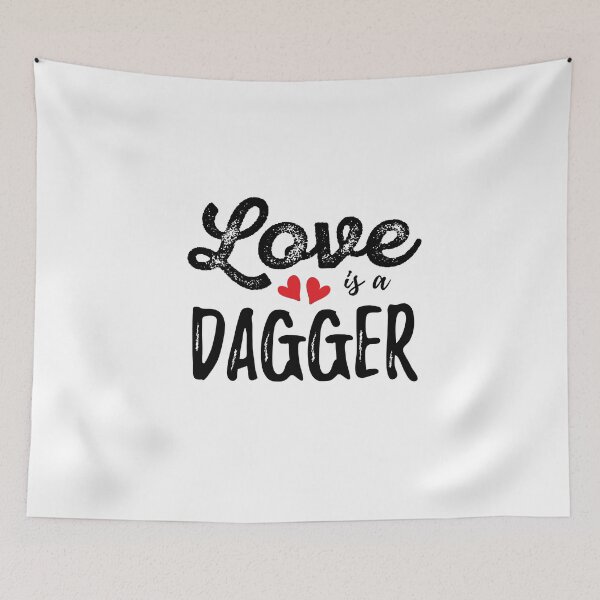 Item preview, Love Is A Dagger designed and sold by AmberSiraj.