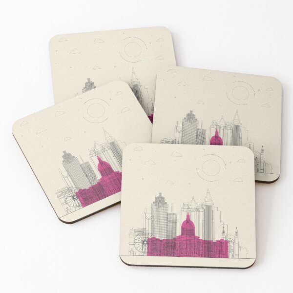 Item preview, Abstract City Posters: Atlanta, Georgia designed and sold by A Deniz Akerman.