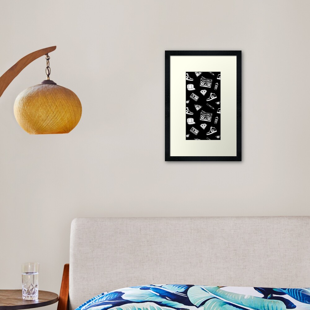 Item preview, Framed Art Print designed and sold by battlerapgear.