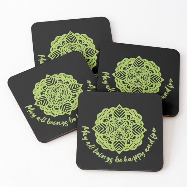 Item preview, May all beings be happy and free Mandala designed and sold by MabelGtz.