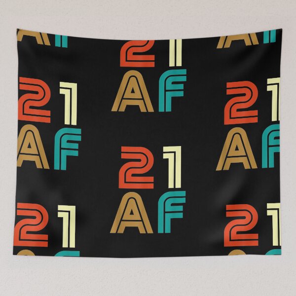Item preview, Vintage 21 AF 1998 21st Gift Retro Classic Funny designed and sold by patriciaa12.
