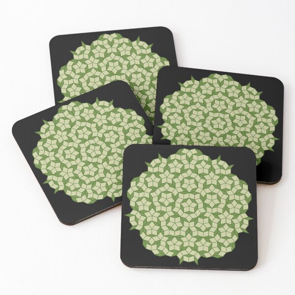 Item preview, Aperiodic tiling - Light and dark green designed and sold by rahilvalani.