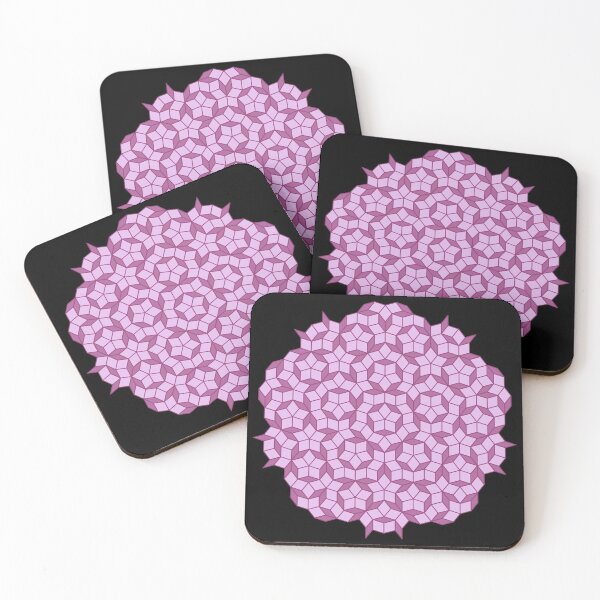 Item preview, Aperiodic tiling - Light and dark pink designed and sold by rahilvalani.