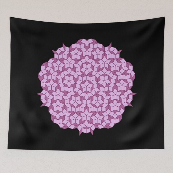 Item preview, Aperiodic tiling - Light and dark pink designed and sold by rahilvalani.