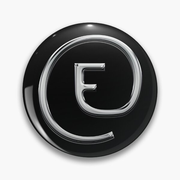 Item preview, Capital F in an @ sign designed and sold by Logo-stick.