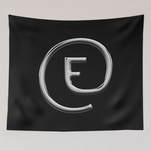 Item preview, Capital F in an @ sign designed and sold by Logo-stick.