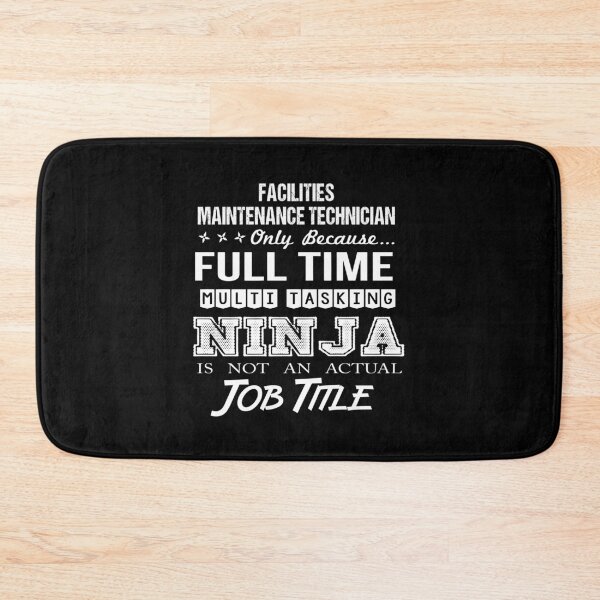 Item preview, Facilities Maintenance Technician T Shirt - Multitasking Ninja Job Gift Item Tee designed and sold by choonhoven.