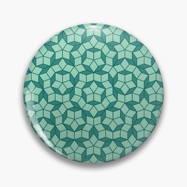Item preview, Aperiodic tiling - Light and dark teal designed and sold by rahilvalani.