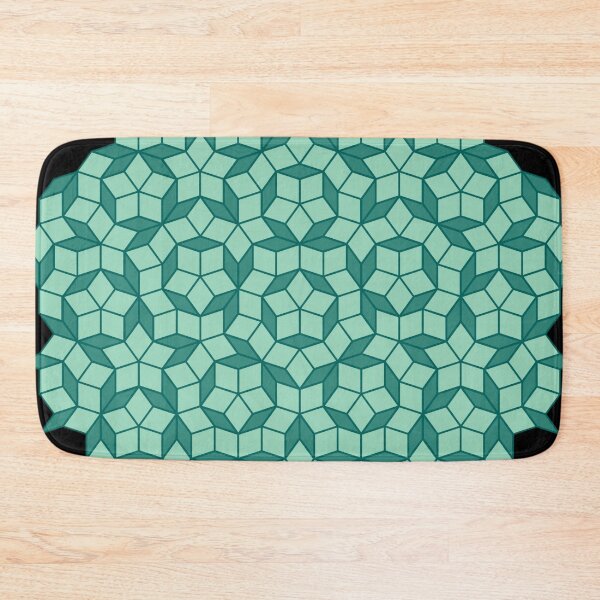 Item preview, Aperiodic tiling - Light and dark teal designed and sold by rahilvalani.