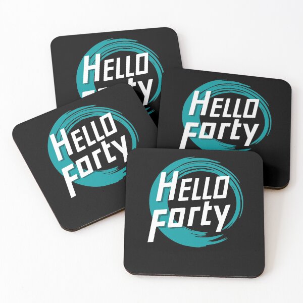 Item preview, Hello Forty Shirt designed and sold by Bold Habit Co..